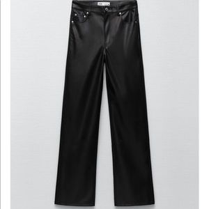 Bootcut Leather Pants